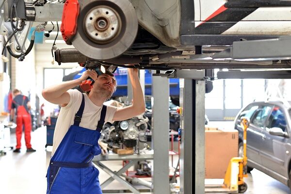 Pannenhelfer im Einsatz